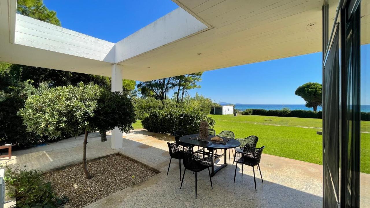 Beachfront Villa Hoopoe Schinias, Marathon Exterior foto